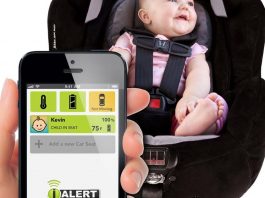 First Car Seat Synched With Smart Phone